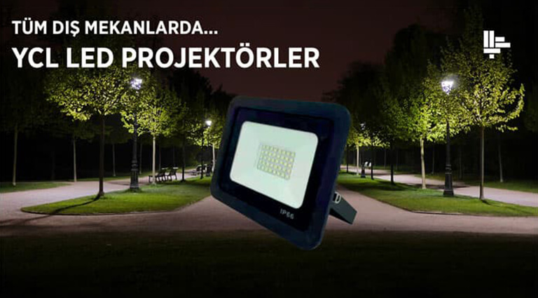 Tüm Dış Mekanlarda YCL LED Projektörler